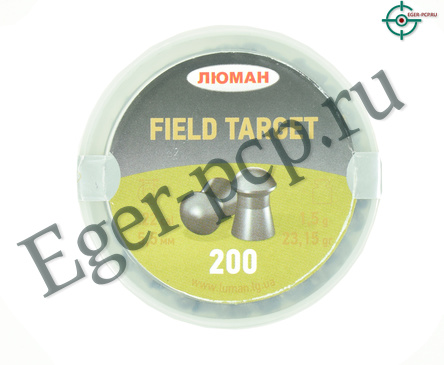 Пульки для пневматики Люман Field Target (1.5 г, 5.5 мм, 200 шт)